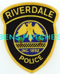 ILLINOIS,RIVERDALE POLICE 4 GIVEN TO ME BY A RETIRED COLLECOR